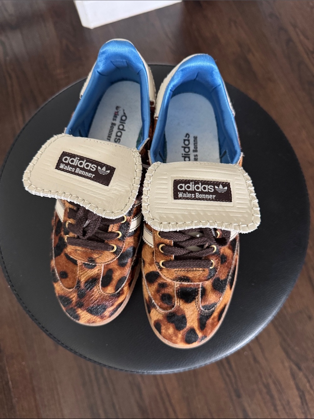 adidas x Wales Bonner Samba Pony Leopard Shoes - brand new!